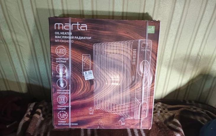 Масляный обогреватель MARTA MT-OH2431D Масляный обогреватель MARTA MT-OH2431D